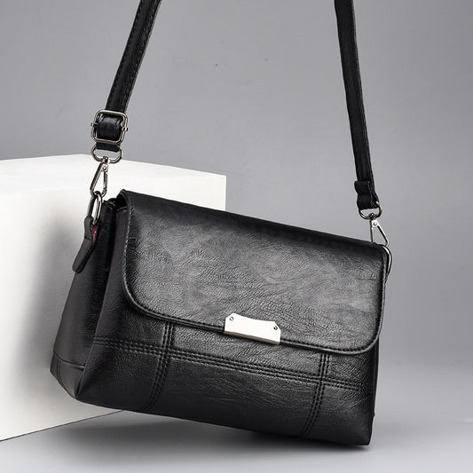 Women's Summer Soft Leather Lady Mom Large Capacity Backpacks