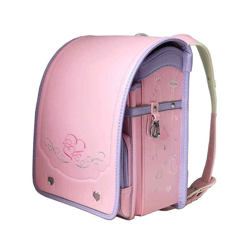 Children's Female Male Spine Protection Decompression Waterproof Primary School Bag
