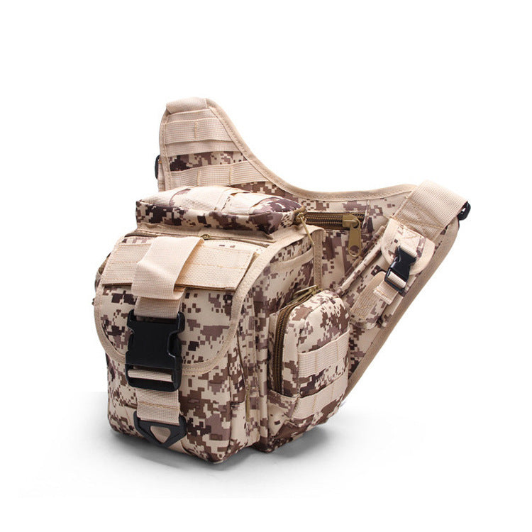Men's Army Camouflage Style Waterproof Oxford Cloth Sports Satchel, Hanging Bag