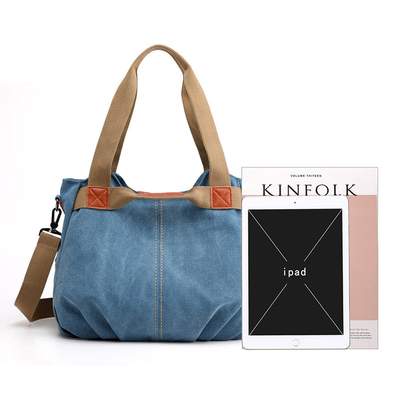 Women's Retro Trendy Large Capacity Fashion Simple Versatile Women's Shoulder Bag