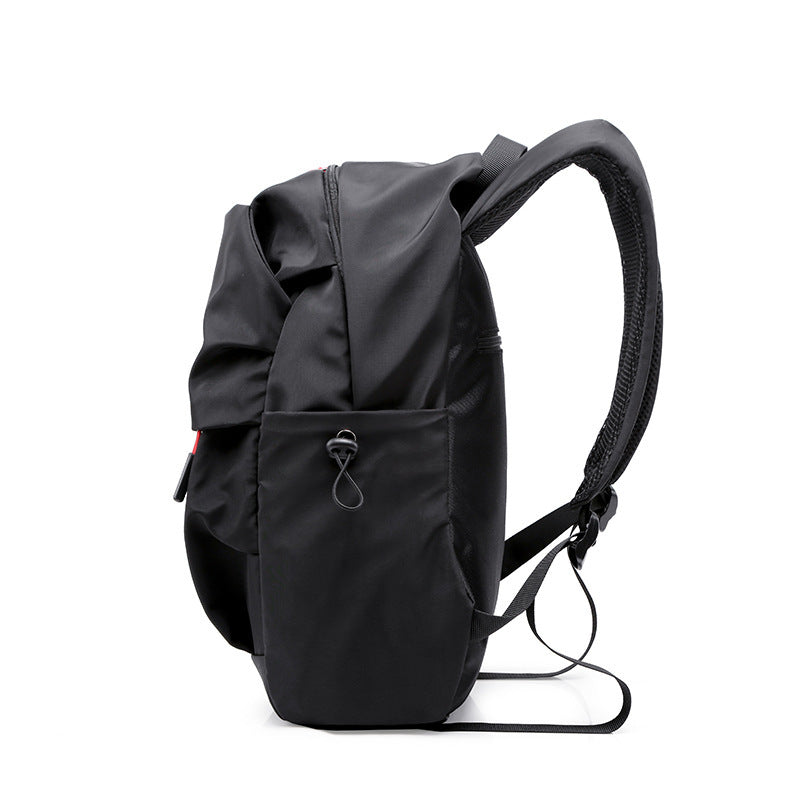 Women's & Men's Solid Color Simple Waterproof Korean Computer Universal Backpack