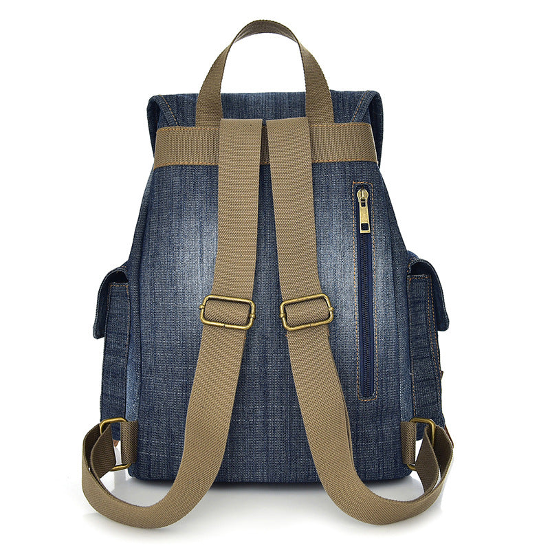 Denim Retro Trendy Unisex Large Capacity Travel Bags