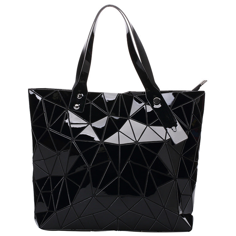 Female Lady Fashion Large Capacity Totes Geometric Women's Shoulder Bag