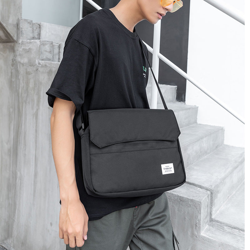 Men's Fashion Large Capacity Fixed Gear Street Shoulder Bags