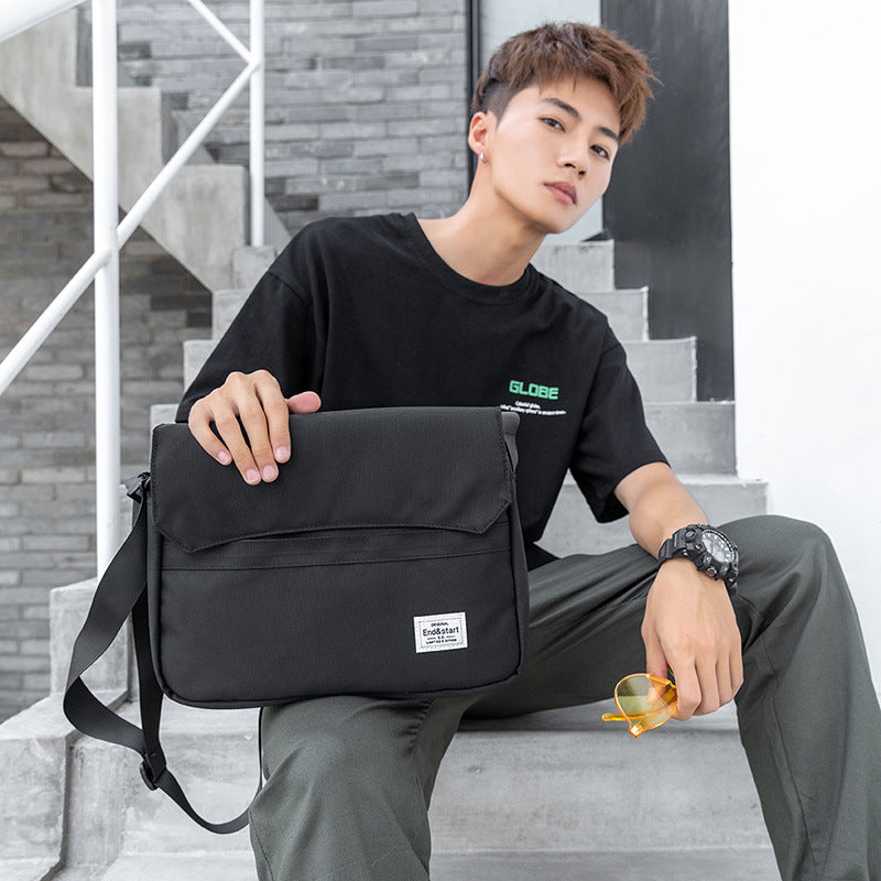 Men's Fashion Large Capacity Fixed Gear Street Shoulder Bags