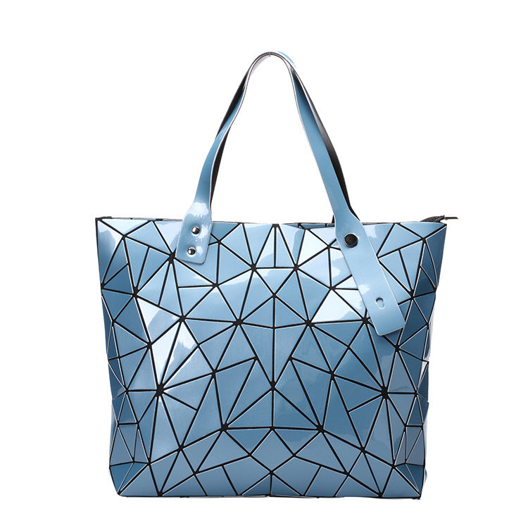 Female Lady Fashion Large Capacity Totes Geometric Women's Shoulder Bag