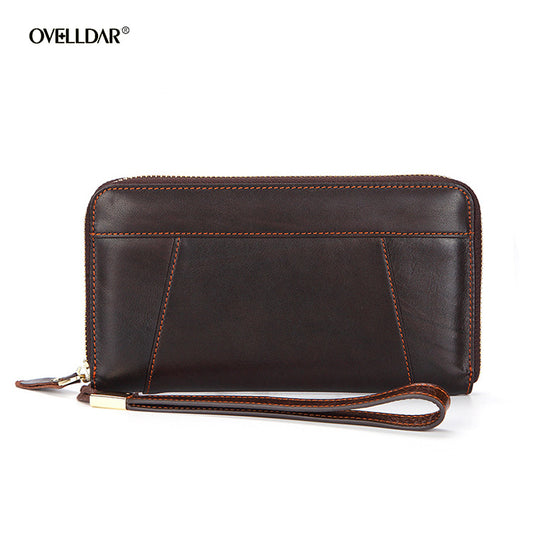 Oil Wax Leather Single Pull Top Layer Bags