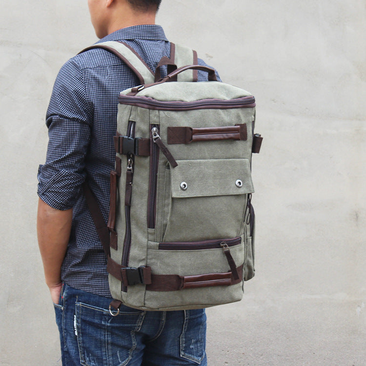 Men's Junior High College Retro Computer Large Universal Backpack