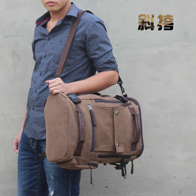 Men's Junior High College Retro Computer Large Universal Backpack