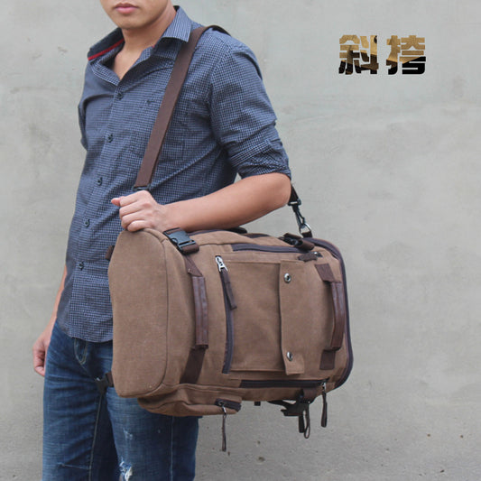 Men's Junior High College Retro Computer Large Universal Backpack