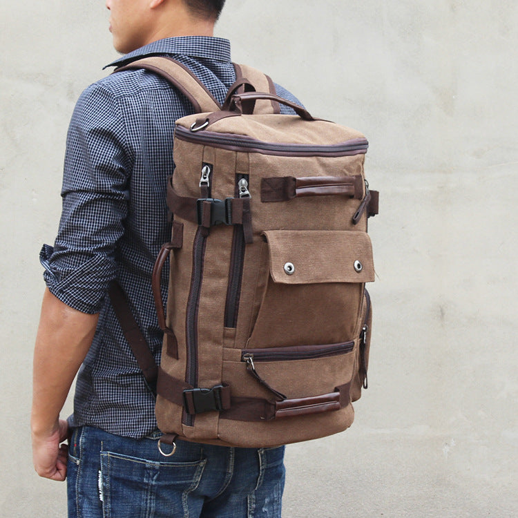 Men's Junior High College Retro Computer Large Universal Backpack