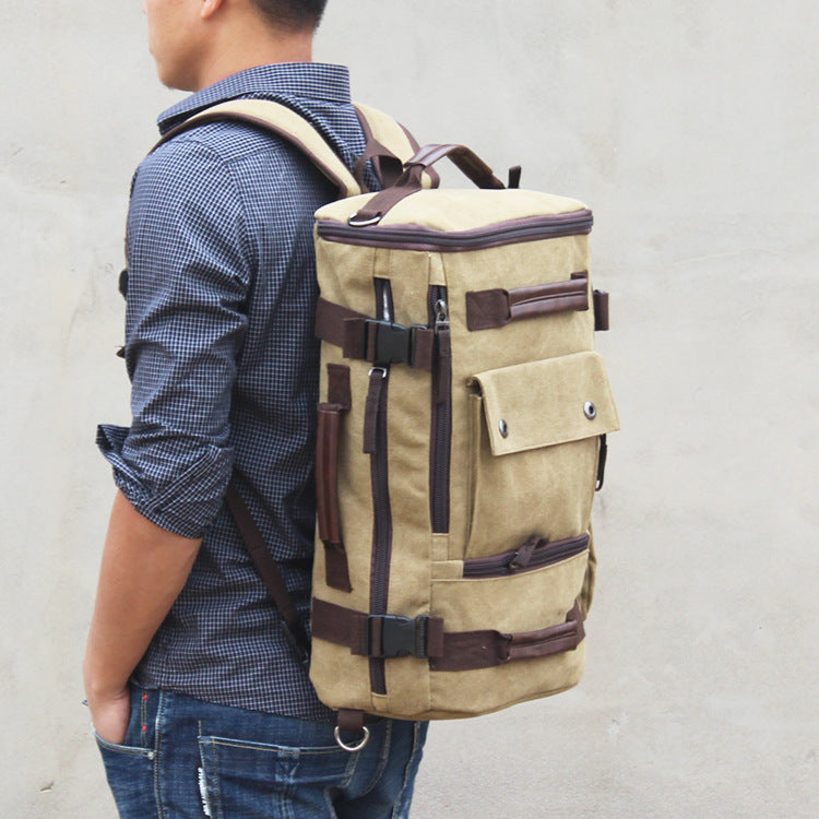Men's Junior High College Retro Computer Large Universal Backpack