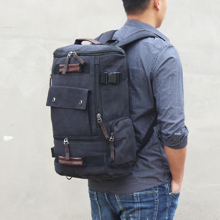 Men's Junior High College Retro Computer Large Universal Backpack
