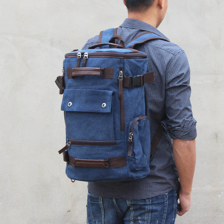 Men's Junior High College Retro Computer Large Universal Backpack