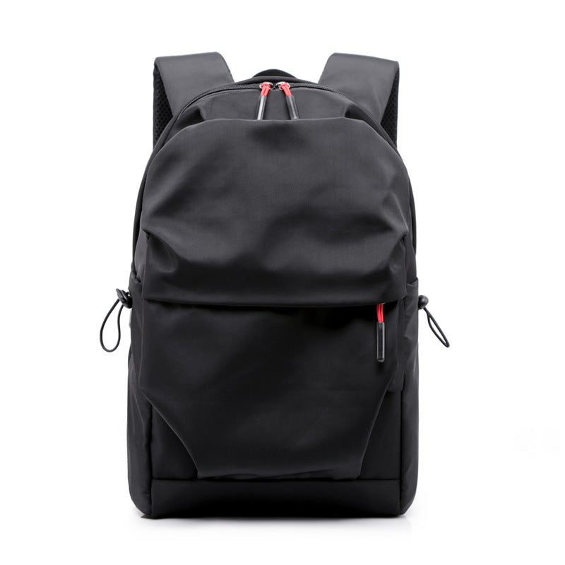 Women's & Men's Solid Color Simple Waterproof Korean Computer Universal Backpack