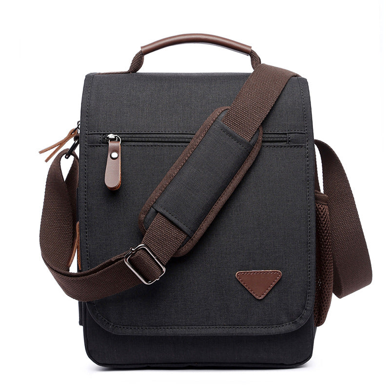 Men's Trendy Korean Style Water Repellent Polyester Shoulder Bags