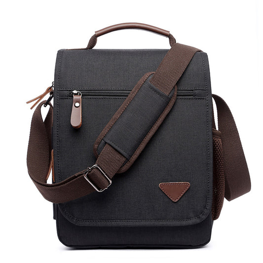 Men's Trendy Korean Style Water Repellent Polyester Shoulder Bags