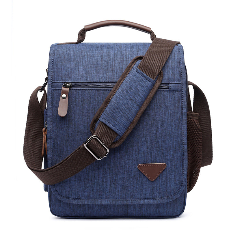 Men's Trendy Korean Style Water Repellent Polyester Shoulder Bags