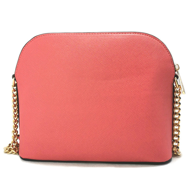 Women's Cross Pattern Leather Little Shell Chain Bags