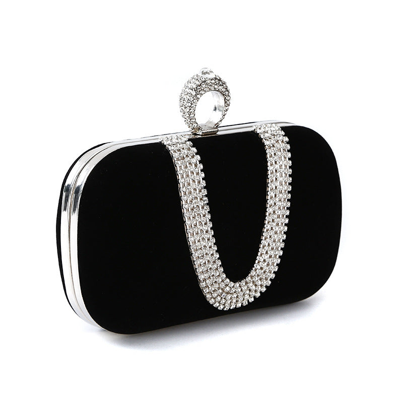 U-shaped Handmade Banquet Clutch Makeup Dress Bags