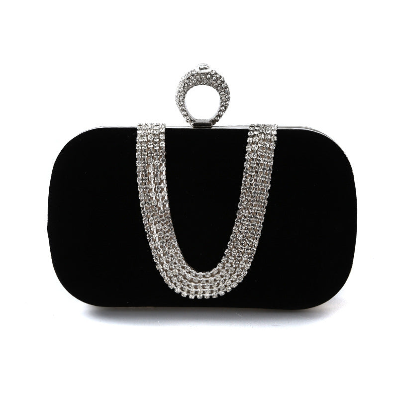 U-shaped Handmade Banquet Clutch Makeup Dress Bags