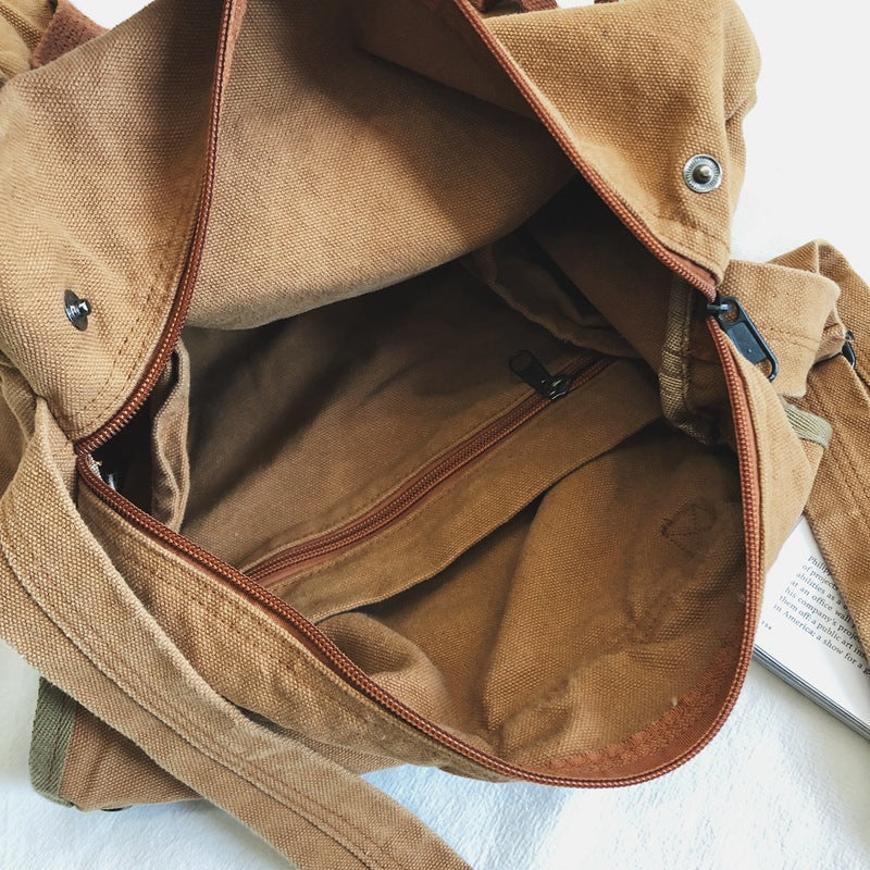 Women's Artistic Green Pleated Korean Style Class Shoulder Bags