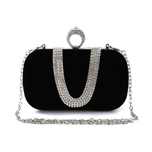 U-shaped Handmade Banquet Clutch Makeup Dress Bags