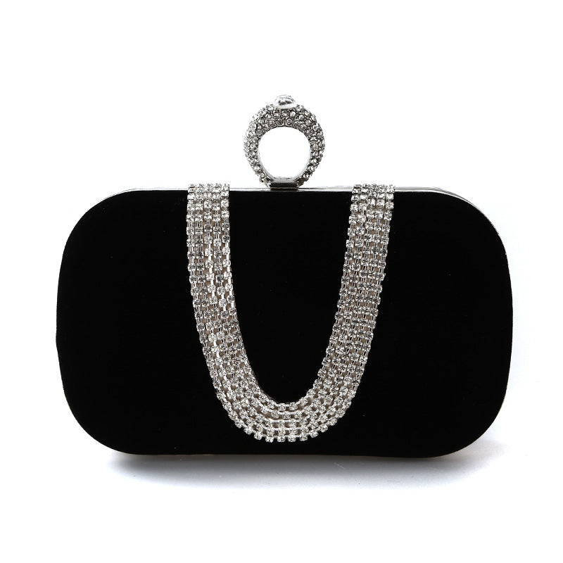 U-shaped Handmade Banquet Clutch Makeup Dress Bags