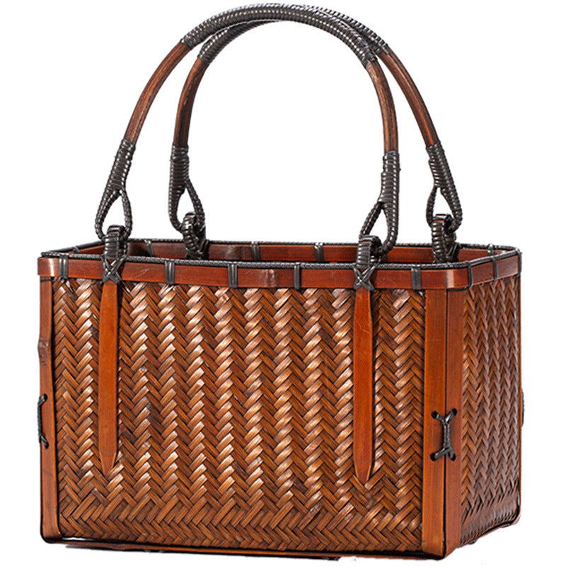 Women's Zen Tea Gown Basket Art Set Women's Handbag