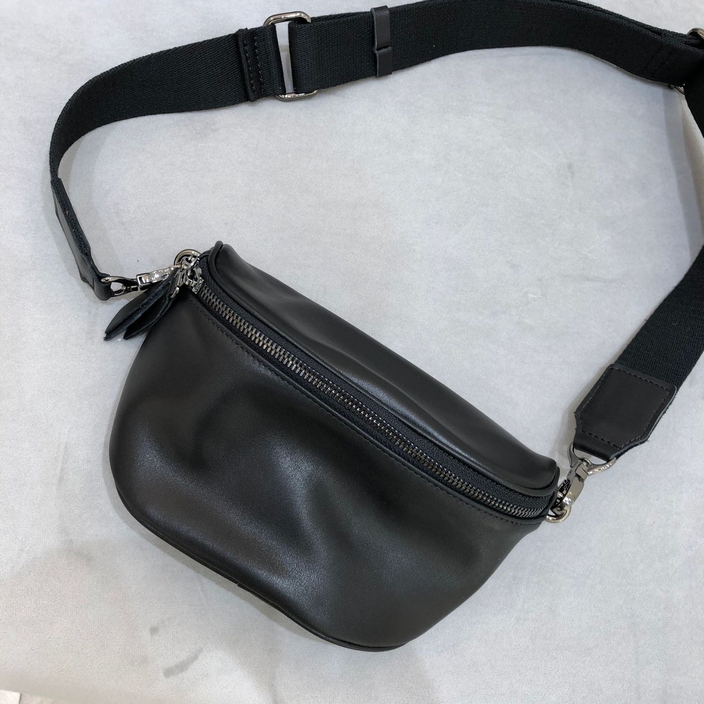 Genuine Leather Handmade First Layer Cowhide Saddle Female Women's Shoulder Bag