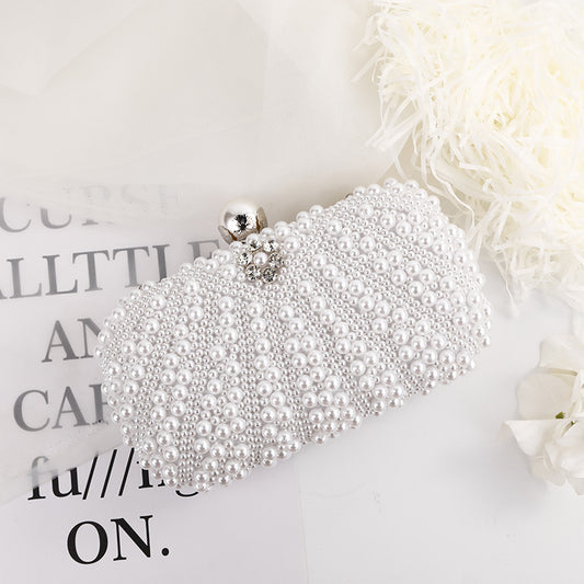 Selected Trendy Grace Pearl Chain Elegant Exquisite Dinner Bag
