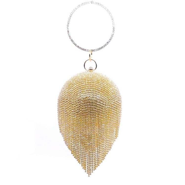 Spherical Clutch Portable Rhinestone Party Wedding Dress Dinner Bag