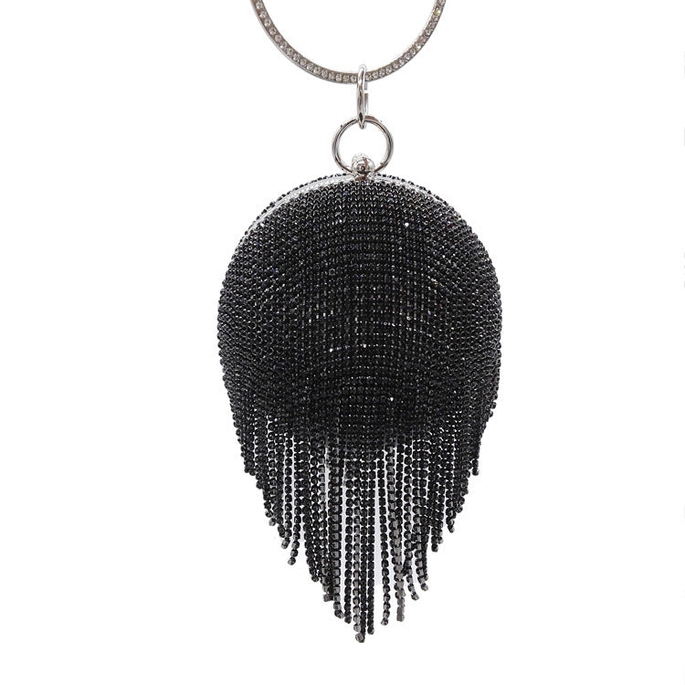 Spherical Clutch Portable Rhinestone Party Wedding Dress Dinner Bag