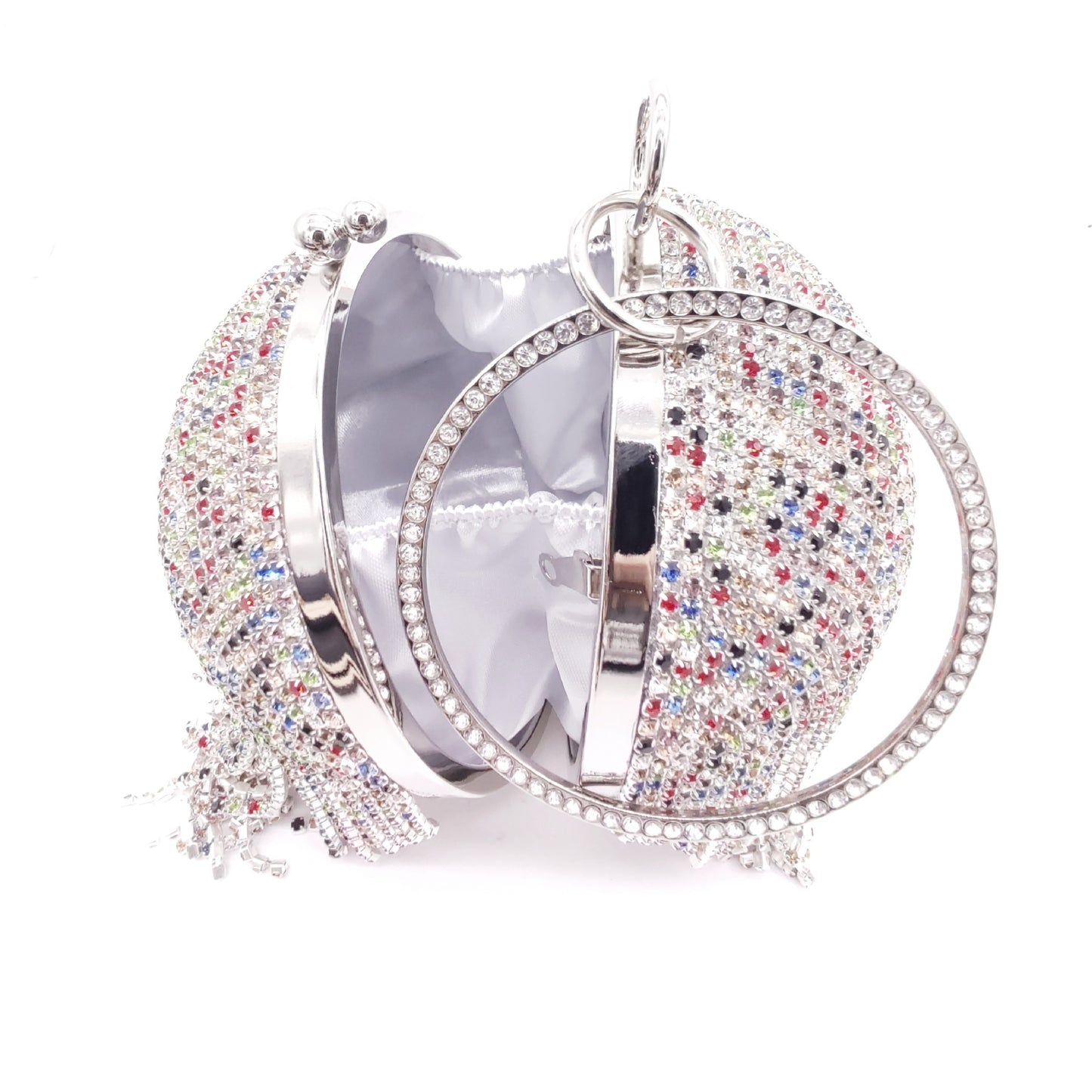 Spherical Clutch Portable Rhinestone Party Wedding Dress Dinner Bag