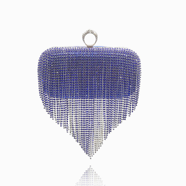Women's Tassel Wedding Banquet Clutch With Beautiful Dinner Bag