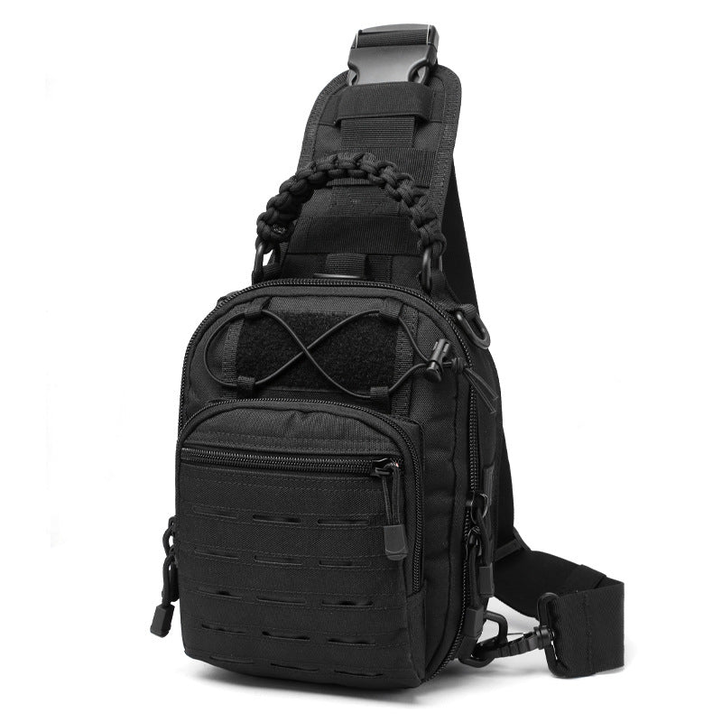 Quality Laser Punching Camouflage Combat Little Men's Chest Bag