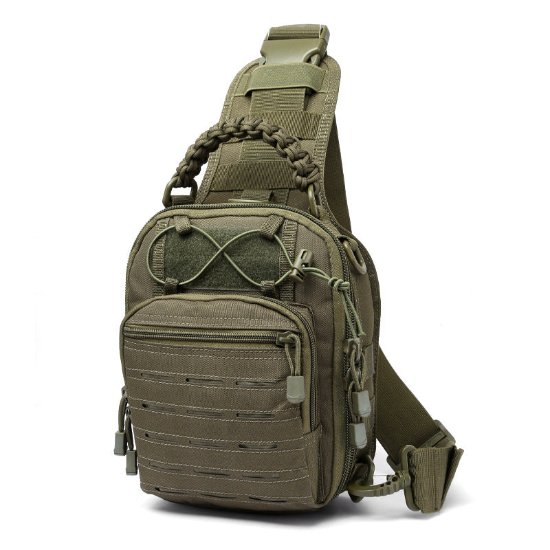Quality Laser Punching Camouflage Combat Little Men's Chest Bag