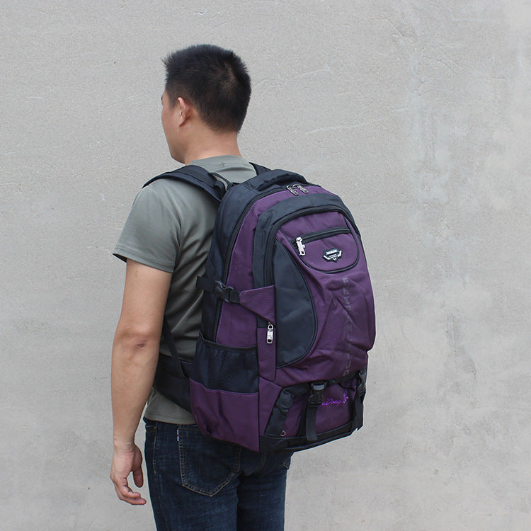 Men's Waterproof Large Capacity Long-distance Clothes Cotton Universal Backpack