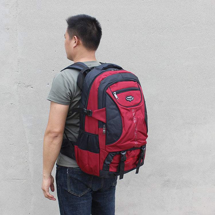 Men's Waterproof Large Capacity Long-distance Clothes Cotton Universal Backpack