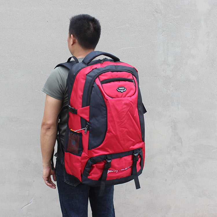 Men's Waterproof Large Capacity Long-distance Clothes Cotton Universal Backpack