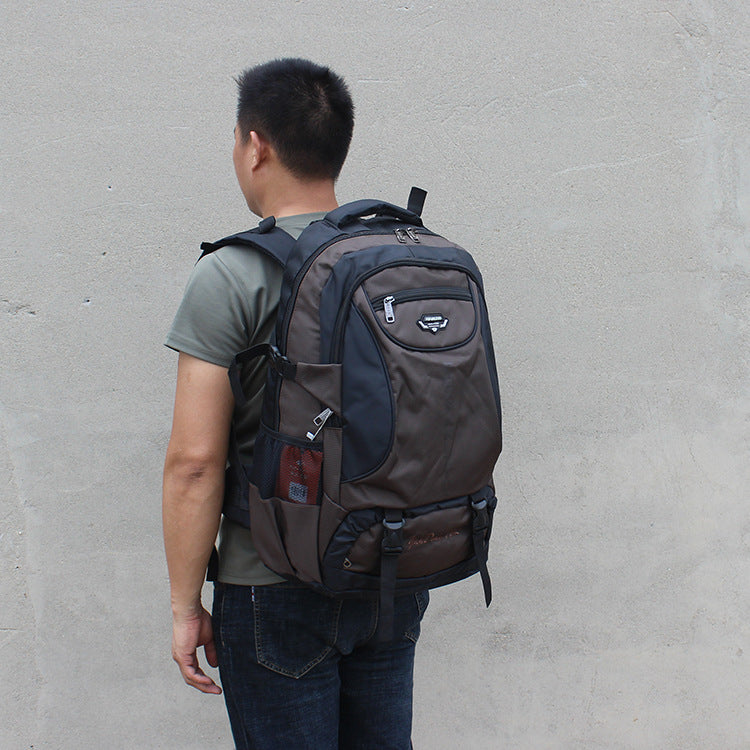 Men's Waterproof Large Capacity Long-distance Clothes Cotton Universal Backpack
