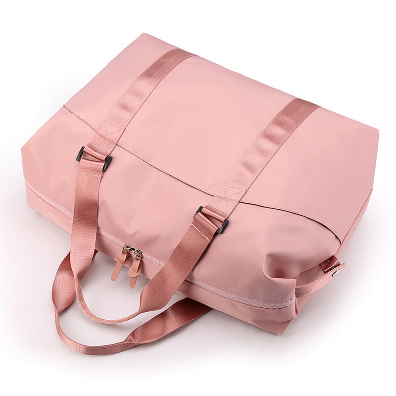 Women's Portable Lightweight Clothing Dry Wet Separation Large Capacity Waterproof Nylon Gym Bags
