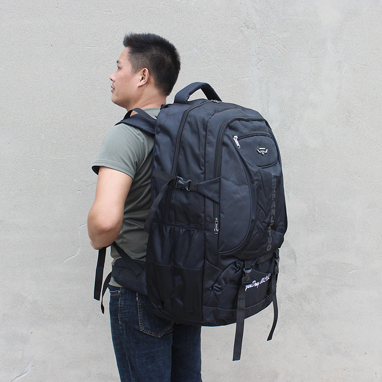 Men's Waterproof Large Capacity Long-distance Clothes Cotton Universal Backpack