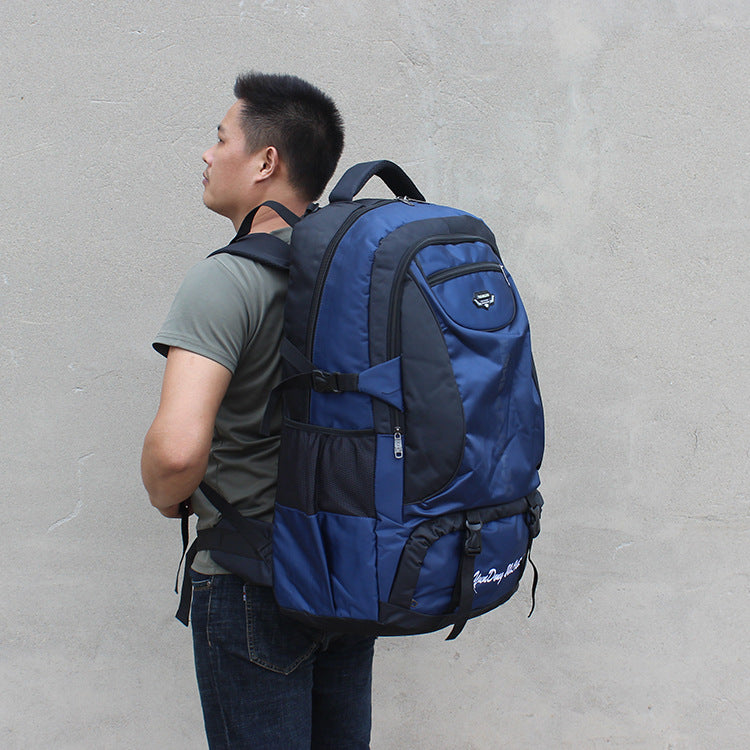 Men's Waterproof Large Capacity Long-distance Clothes Cotton Universal Backpack