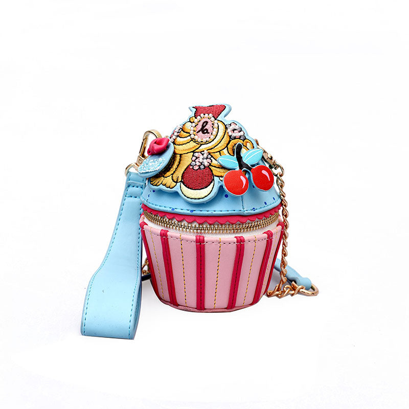 Women's Fashion Personality Creativity Ice Cream Cartoon Young Women's Shoulder Bag