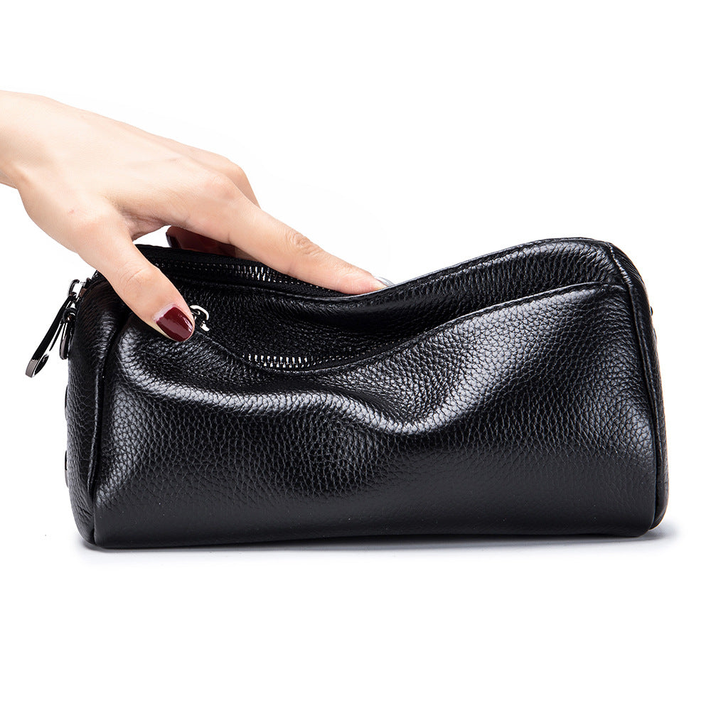 Women's Pillow Soft Leather Large Capacity Genuine Women's Shoulder Bag