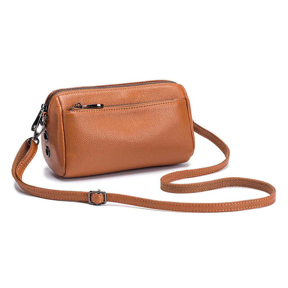 Women's Pillow Soft Leather Large Capacity Genuine Women's Shoulder Bag