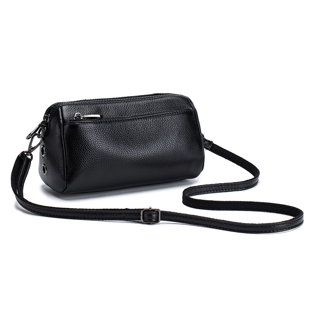 Women's Pillow Soft Leather Large Capacity Genuine Women's Shoulder Bag