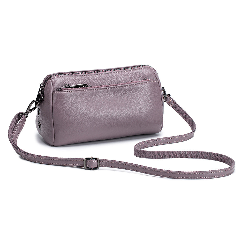 Women's Pillow Soft Leather Large Capacity Genuine Women's Shoulder Bag