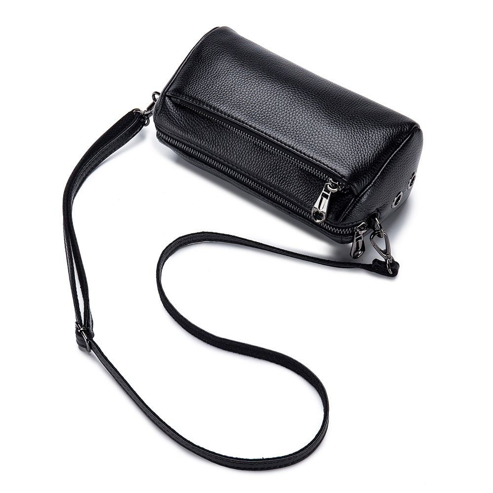 Women's Pillow Soft Leather Large Capacity Genuine Women's Shoulder Bag